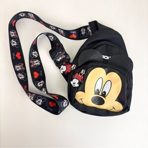 Mini Mickey Mouse Sling Back Backpack New Without Tags